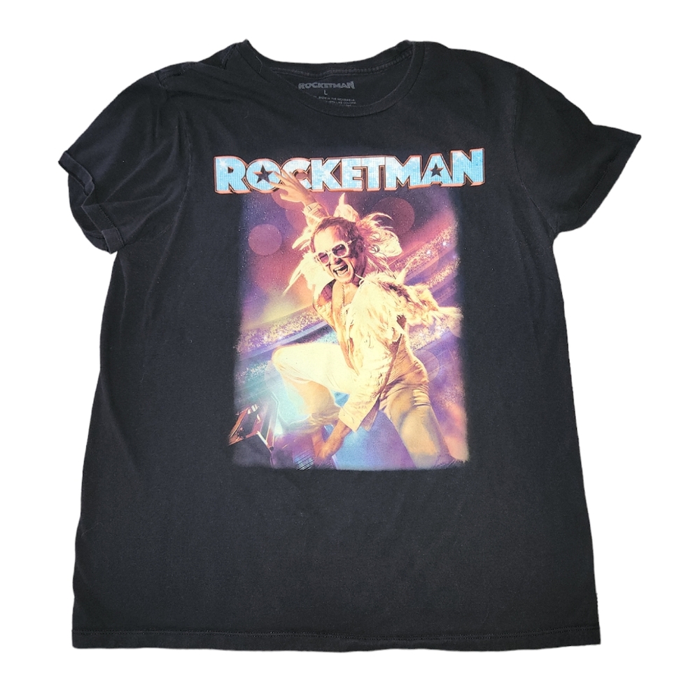 Elton John Rocketman tee sz large